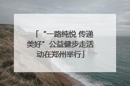“一路纯悦 传递美好”公益健步走活动在郑州举行