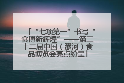 “七项第一”书写“食博新辉煌”——第二十二届中国（漯河）食品博览会亮点纷呈