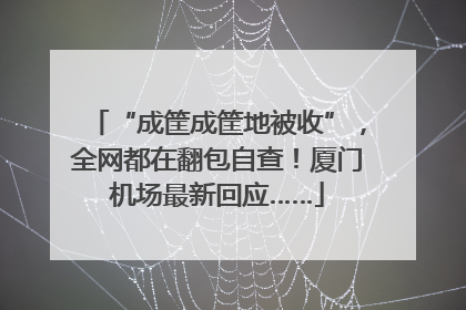 “成筐成筐地被收”，全网都在翻包自查！厦门机场最新回应……