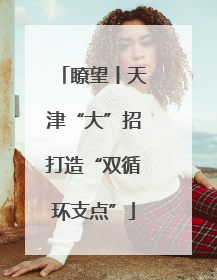 瞭望丨天津“大”招打造“双循环支点”