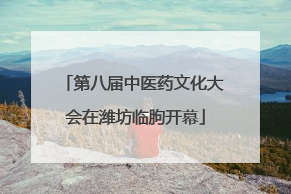 第八届中医药文化大会在潍坊临朐开幕