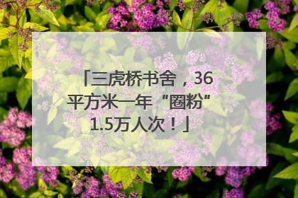 三虎桥书舍，36平方米一年“圈粉”1.5万人次！
