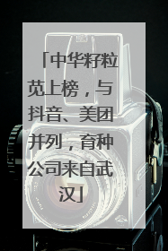 中华籽粒苋上榜，与抖音、美团并列，育种公司来自武汉