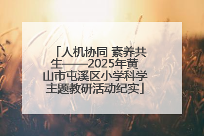 人机协同 素养共生——2025年黄山市屯溪区小学科学主题教研活动纪实