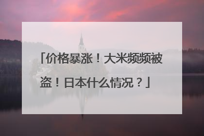 价格暴涨！大米频频被盗！日本什么情况？
