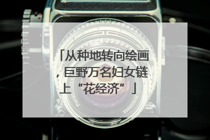 从种地转向绘画，巨野万名妇女链上“花经济”