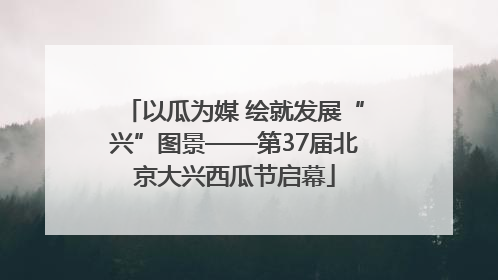以瓜为媒 绘就发展“兴”图景——第37届北京大兴西瓜节启幕