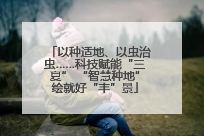 以种适地、以虫治虫……科技赋能“三夏” “智慧种地”绘就好“丰”景