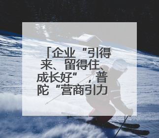 企业“引得来、留得住、成长好”，普陀“营商引力场”是如何炼就的