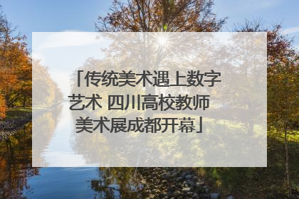 传统美术遇上数字艺术 四川高校教师美术展成都开幕