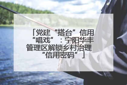 党建“搭台”信用“唱戏”：宁阳华丰管理区解锁乡村治理“信用密码”