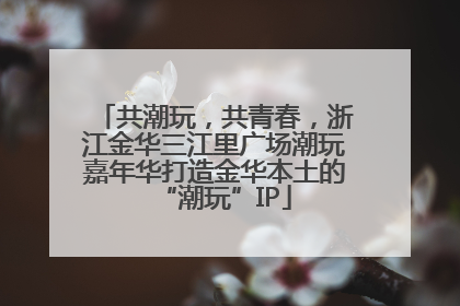 共潮玩，共青春，浙江金华三江里广场潮玩嘉年华打造金华本土的“潮玩”IP
