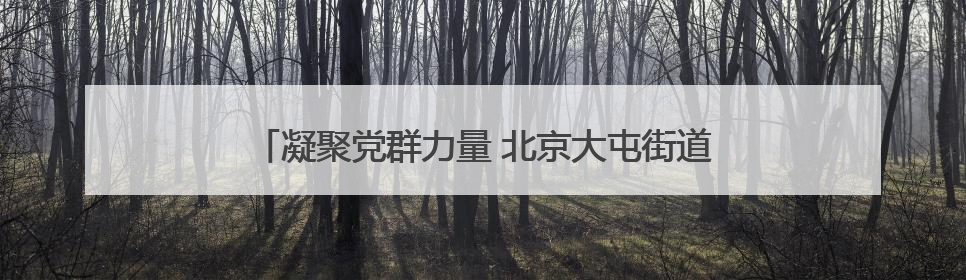 凝聚党群力量 北京大屯街道第三届趣味运动会热闹非凡