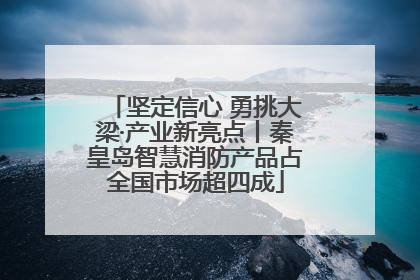 坚定信心 勇挑大梁·产业新亮点丨秦皇岛智慧消防产品占全国市场超四成