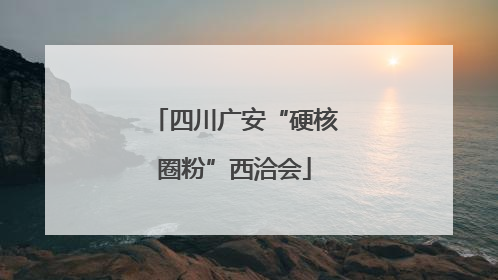 四川广安“硬核圈粉”西洽会