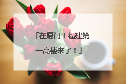 在厦门！福建第一高楼来了！