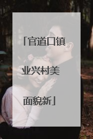 官道口镇 业兴村美面貌新