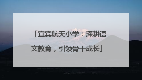 宜宾航天小学：深耕语文教育，引领骨干成长