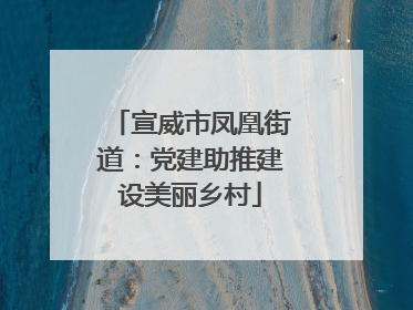 宣威市凤凰街道：党建助推建设美丽乡村