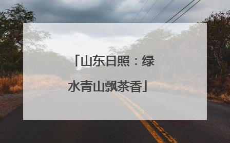 山东日照：绿水青山飘茶香