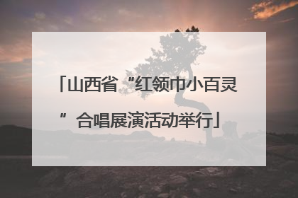 山西省“红领巾小百灵”合唱展演活动举行