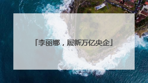 李丽娜，履新万亿央企
