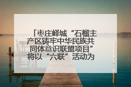 枣庄峄城“石榴主产区铸牢中华民族共同体意识联盟项目”将以“六联”活动为抓手深化品牌建设