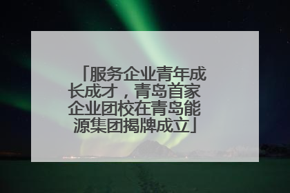 服务企业青年成长成才，青岛首家企业团校在青岛能源集团揭牌成立