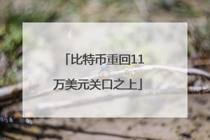 比特币重回11万美元关口之上