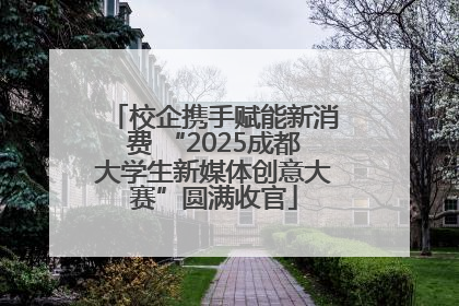 校企携手赋能新消费 “2025成都大学生新媒体创意大赛”圆满收官