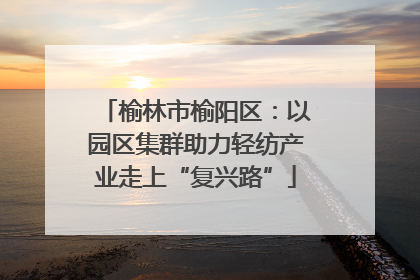 榆林市榆阳区：以园区集群助力轻纺产业走上“复兴路”