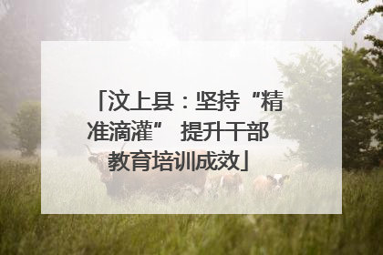 汶上县：坚持“精准滴灌” 提升干部教育培训成效