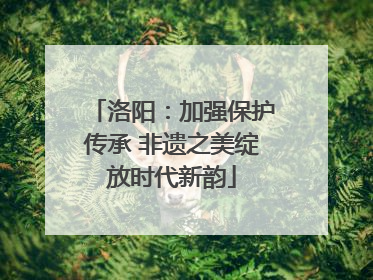 洛阳：加强保护传承 非遗之美绽放时代新韵