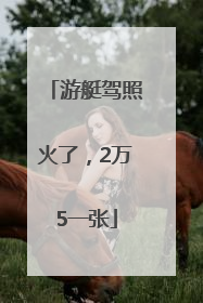 游艇驾照火了，2万5一张