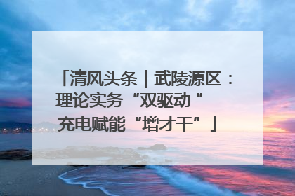 清风头条｜武陵源区：理论实务“双驱动 ” 充电赋能“增才干”