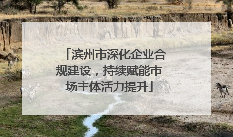 滨州市深化企业合规建设，持续赋能市场主体活力提升