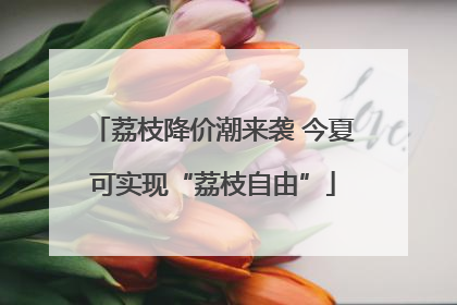 荔枝降价潮来袭 今夏可实现“荔枝自由”