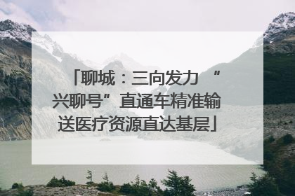 聊城：三向发力 “兴聊号”直通车精准输送医疗资源直达基层