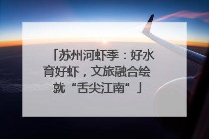 苏州河虾季：好水育好虾，文旅融合绘就“舌尖江南”