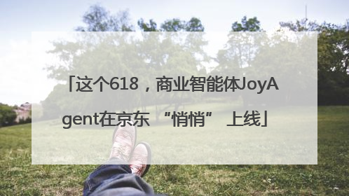 这个618，商业智能体JoyAgent在京东 “悄悄” 上线