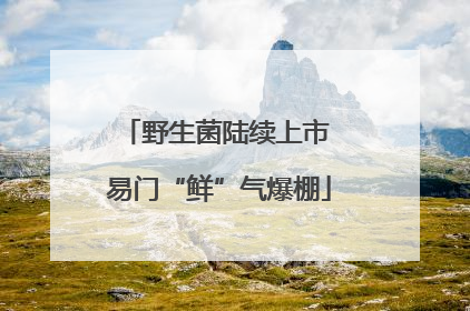 野生菌陆续上市 易门“鲜”气爆棚