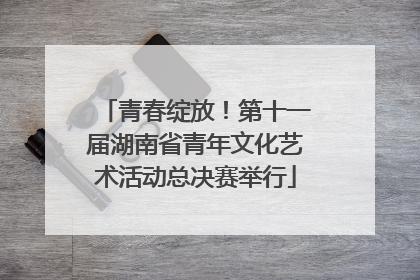 青春绽放！第十一届湖南省青年文化艺术活动总决赛举行