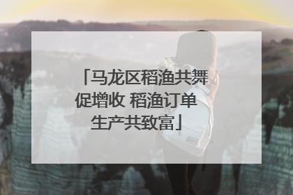 马龙区稻渔共舞促增收 稻渔订单生产共致富