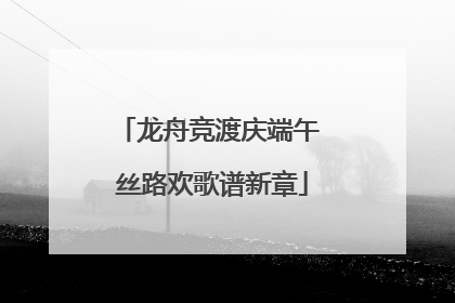 龙舟竞渡庆端午 丝路欢歌谱新章