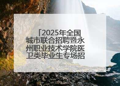 2025年全国城市联合招聘暨永州职业技术学院医卫类毕业生专场招聘会成功举办