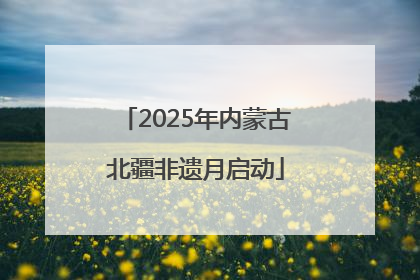 2025年内蒙古北疆非遗月启动
