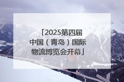2025第四届中国（青岛）国际物流博览会开幕