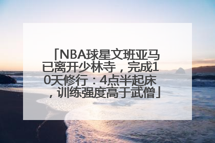 NBA球星文班亚马已离开少林寺，完成10天修行：4点半起床，训练强度高于武僧